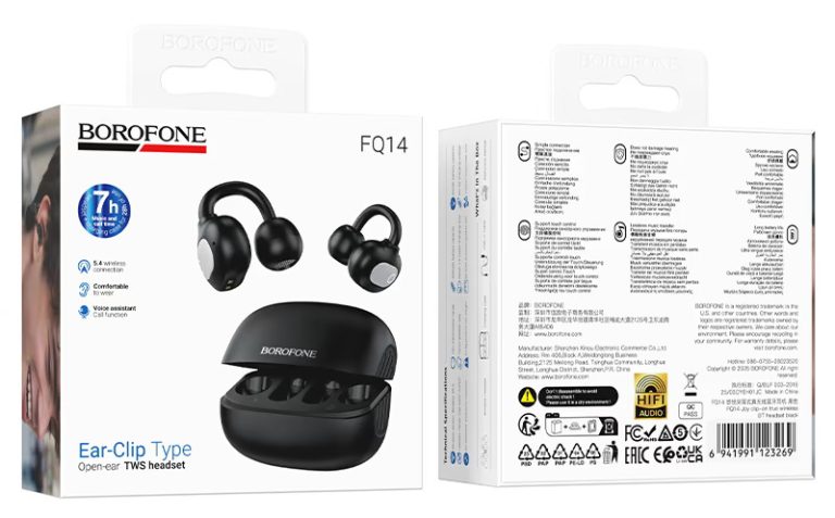 Borofone FQ14 Ear-Clip Type TWS Headset