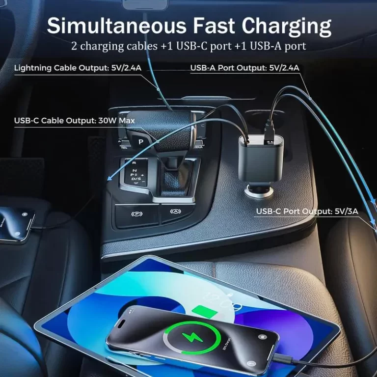 4 in1 Super Fast Car Charger
