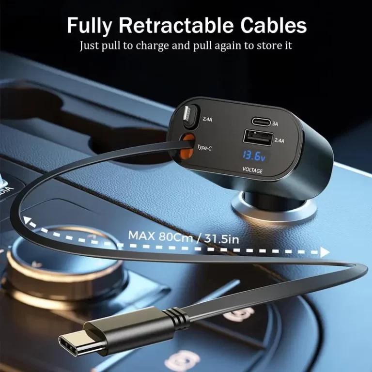 4 in1 Super Fast Car Charger
