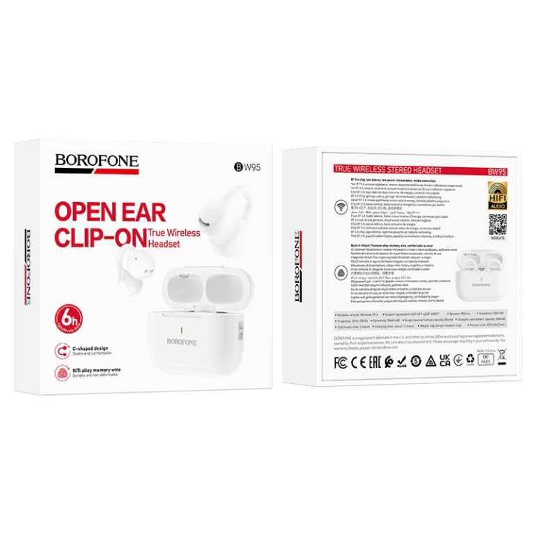 Borofone BW95 Open Ear Clip-On TWS Headset