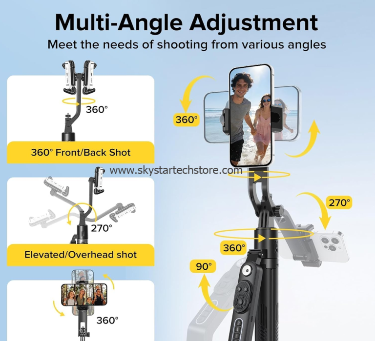 Q575TK Intelligent AI Cloud Platform Face Selfie Stick Tripod - Lioli Stick Automatic Follow-Away Tripod Stand