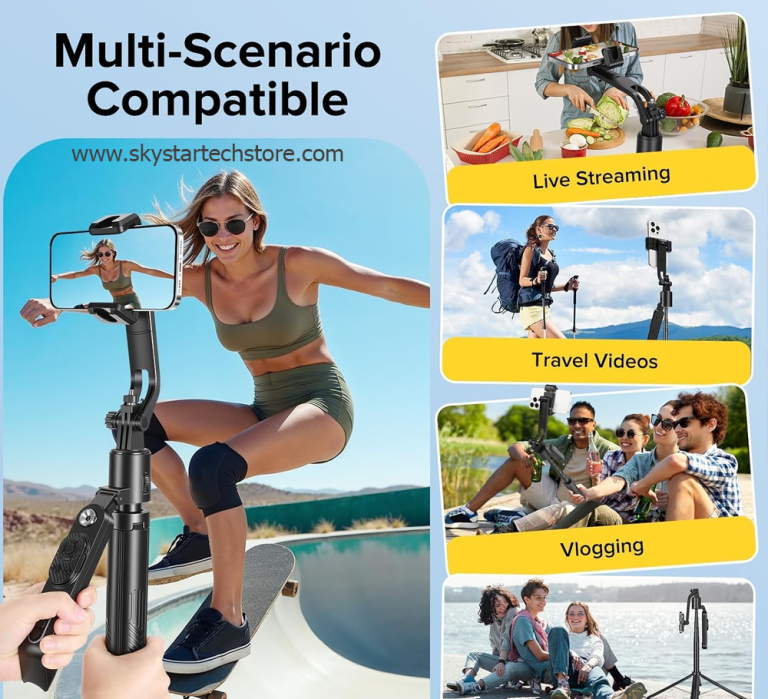 Q575TK Intelligent AI Cloud Platform Face Selfie Stick Tripod - Lioli Stick Automatic Follow-Away Tripod Stand