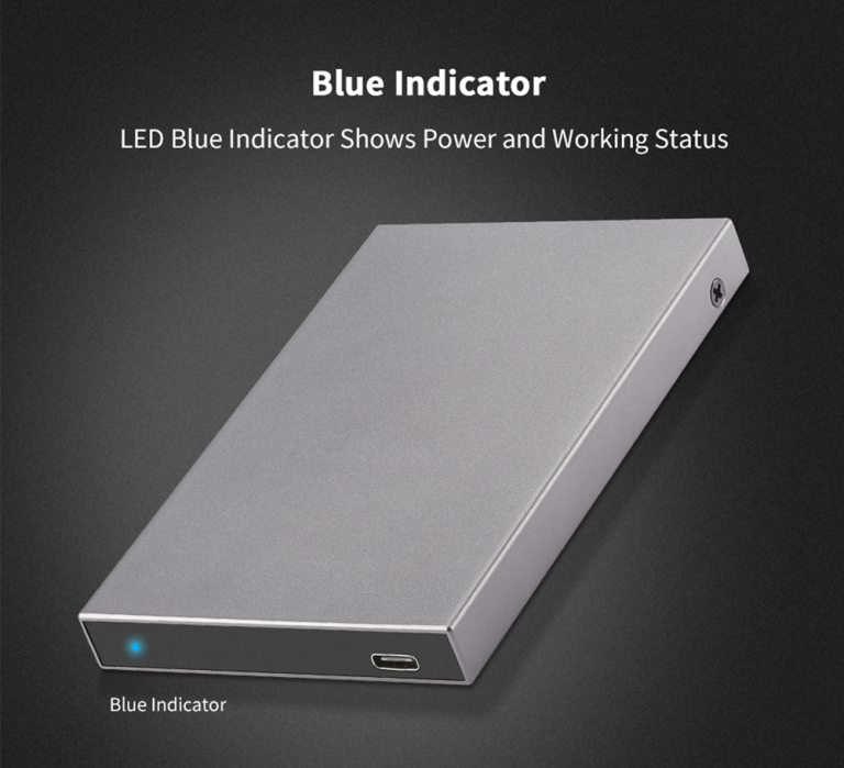 SSK 2.5 inch USB-C 3.2 HDD/SSD Hard Driver Enclosure –HE-C600
