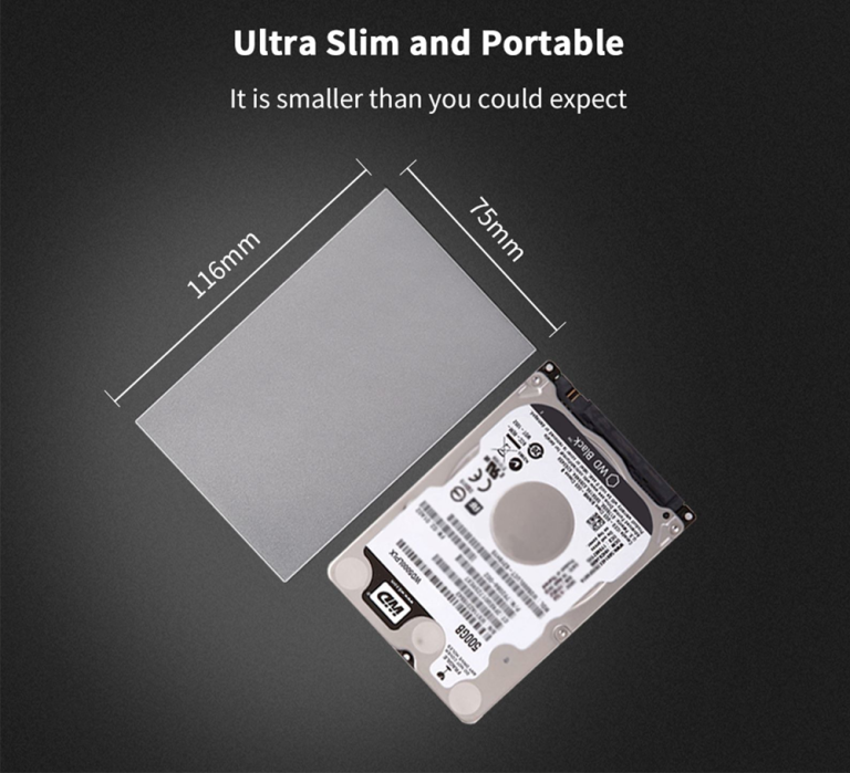 SSK 2.5 inch USB 3.2 to SATA HDD/SSD Enclosure –HE-V600