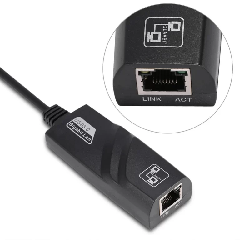 USB 3.0 to Gigabit Ethernet RJ45 LAN (10/100/1000) Mbps Network Adapter for PC