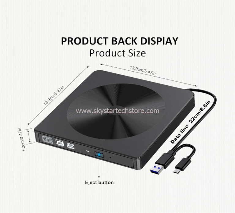 External Optical Drive DVD Disc CB-31005 USB 3.0 Slim Drive