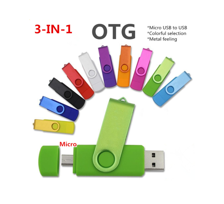 Kingston flash drive 3 in 1 OTG USB Micro 64GB