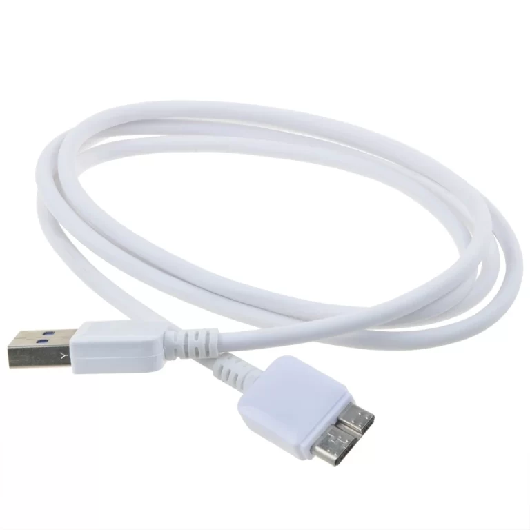 White USB 3.0 Data SYNC Cable Cord for HDD