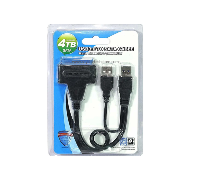 USB 2.0 to SATA Hard Drive Adapter Cable